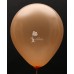 Peach Metallic Plain Balloon